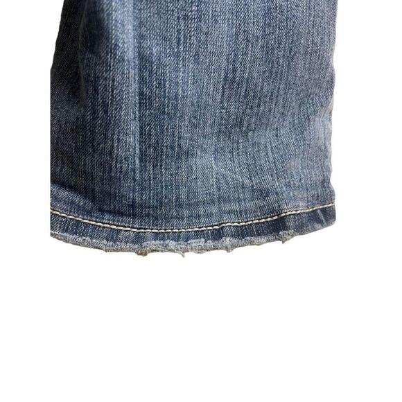 Miss Me Womens Blue Light Wash Embroidered Bootcut Distressed Jeans Size 27 - Picture 9 of 11